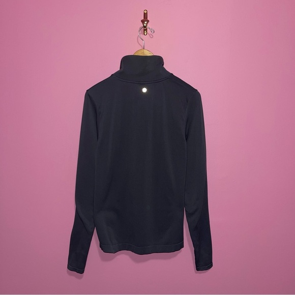 Athleta Long Sleeve Women's Size Large Grey-Blue Flurry‎ Seamless Henley - Picture 8 of 10